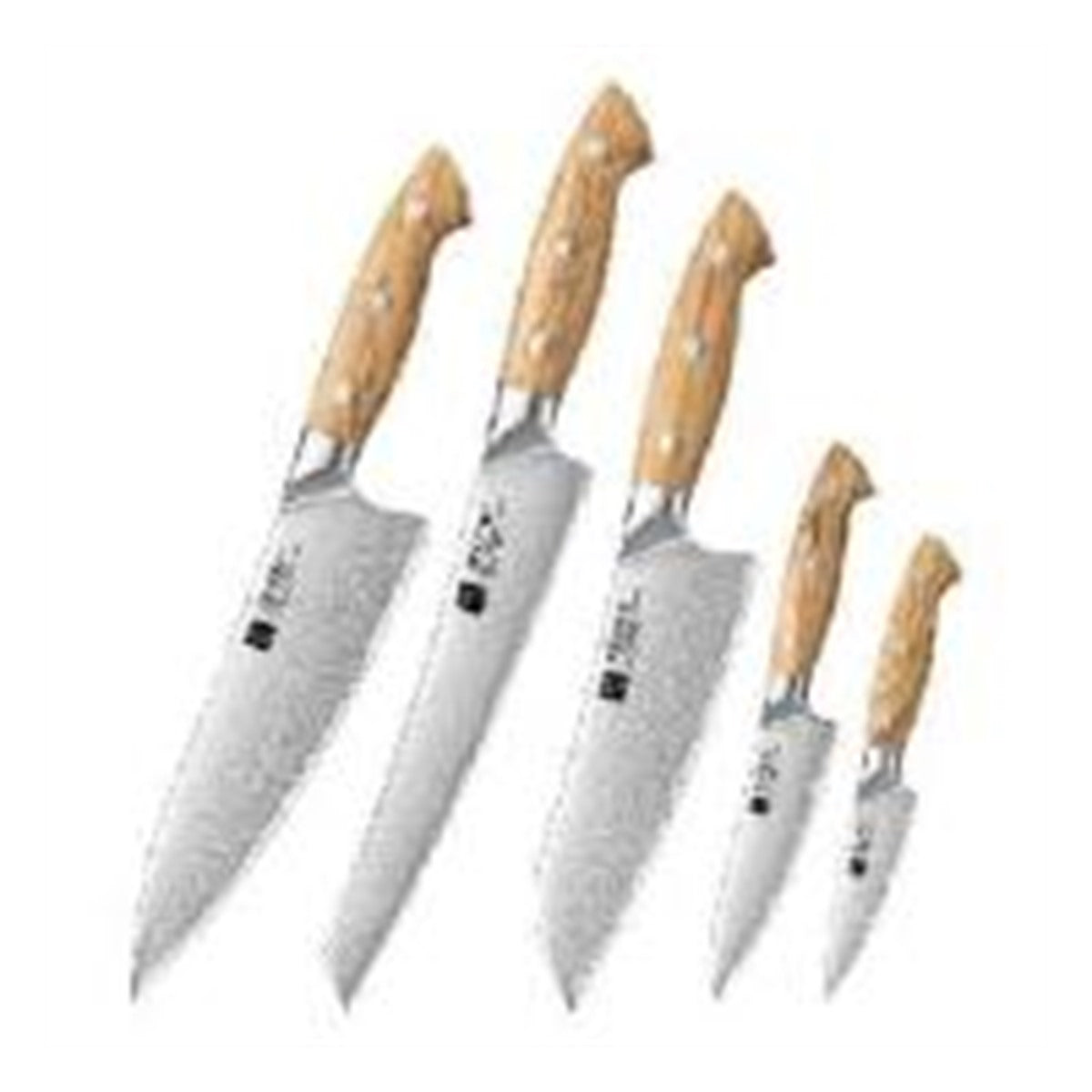 Set di 5 coltelli Xinzuo X02O (cod. X02O-A5B) - immagine di riferimento dal listino Xinzuo