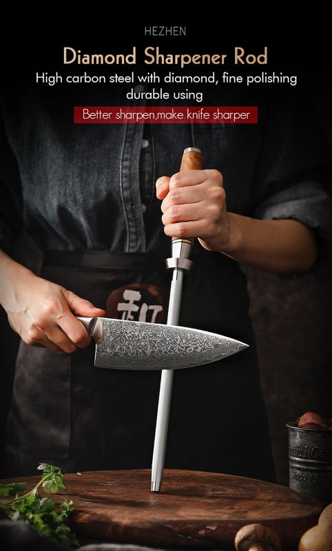 Acciaino diamantato Xinzuo B30 - 9" - B30-MDB