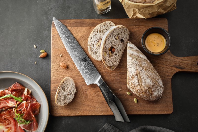 Coltello da pane Xinzuo B32 - 8" - B32-MB