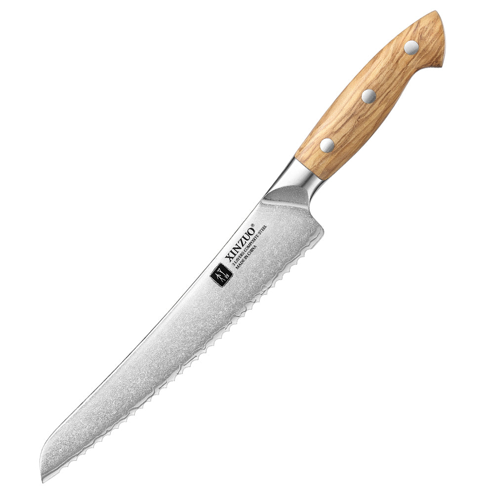 Coltello da pane Xinzuo X02O - 8,5" — X02O-MB