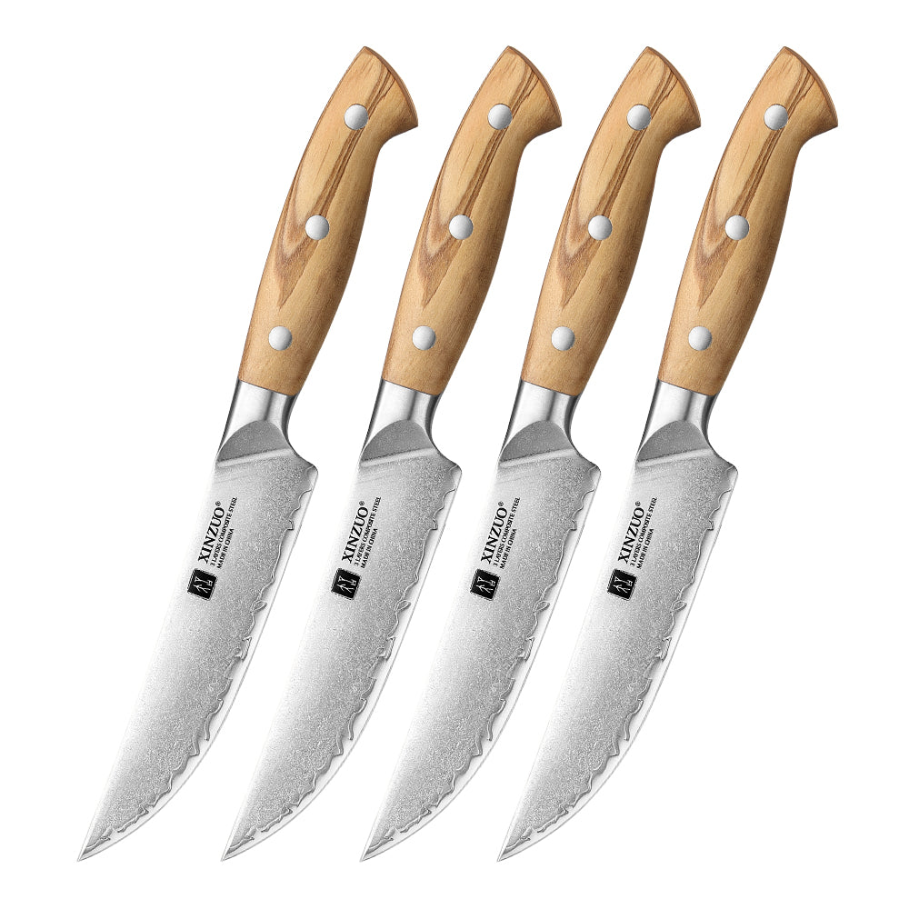 Set di 4 coltelli da bistecca Xinzuo X02O — X02O-4NP