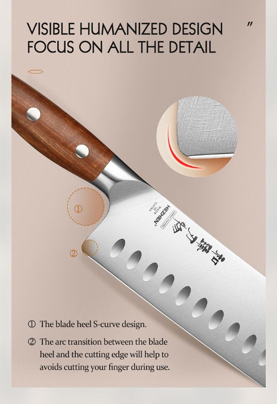 Coltello Nakiri Xinzuo X02 - 7" - X02-XC