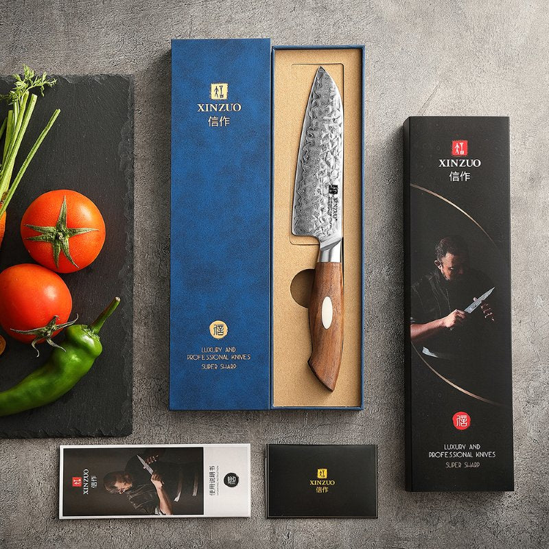 Coltello Santoku Xinzuo B46W - 5,5" - B46W-5RS