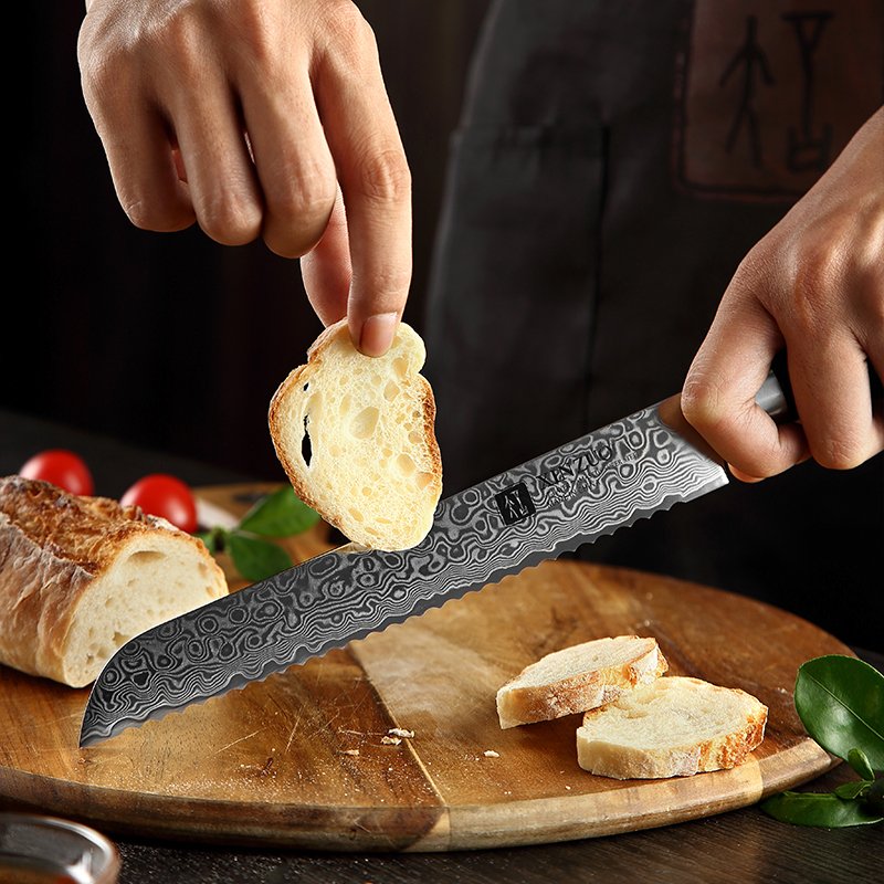 Coltello da pane Xinzuo B20 - 8" - B20-MB