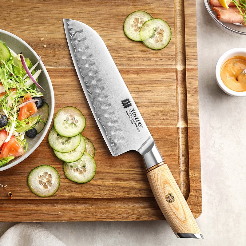Coltello Santoku Xinzuo B37S - 7" - B37S-RS