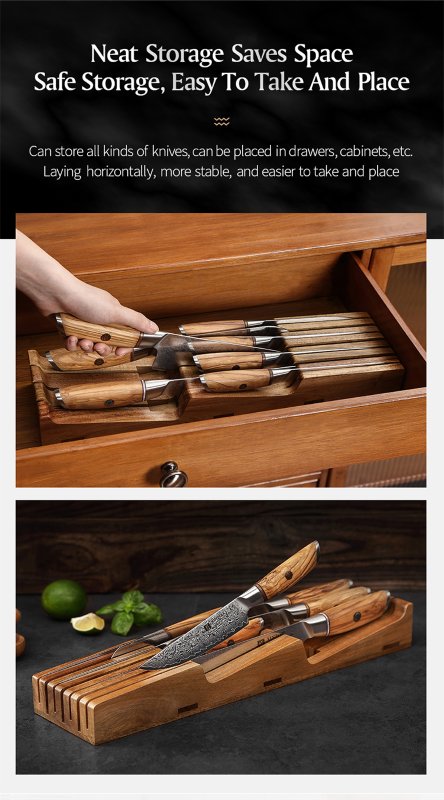 Vassoio portacoltelli da cassetto Xinzuo Tray-7S - Tray-7S