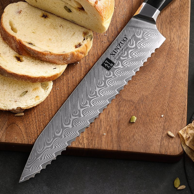Coltello da pane Xinzuo B32 - 8" - B32-MB