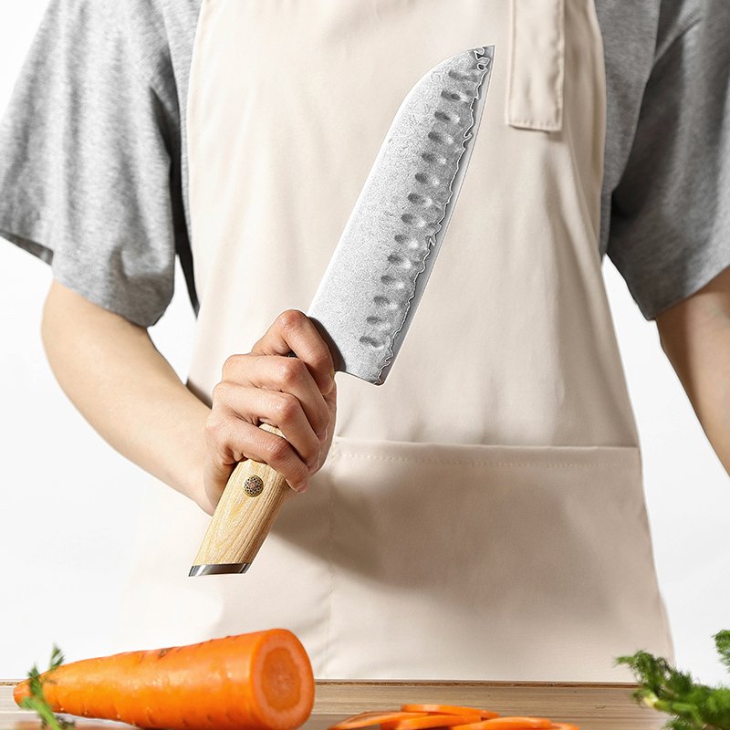 Coltello Santoku Xinzuo B37S - 7" - B37S-RS
