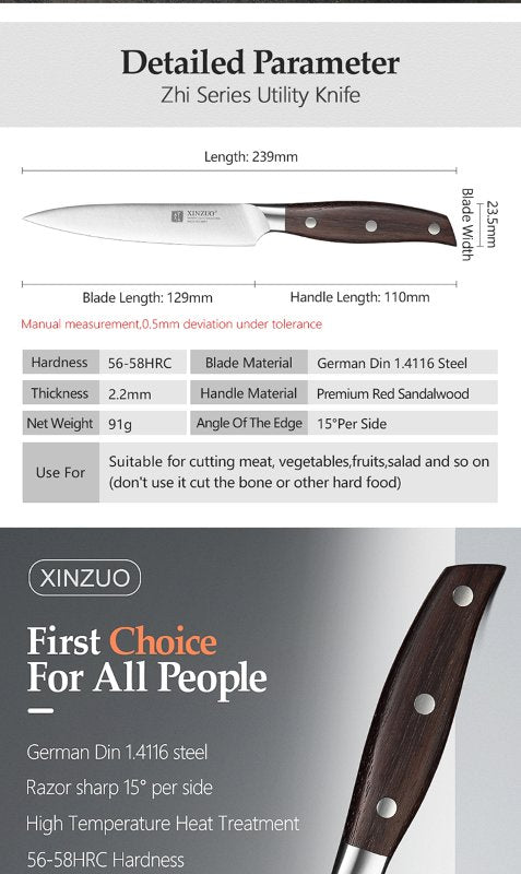 Coltello universale Xinzuo B35 - 5" - B35-WY