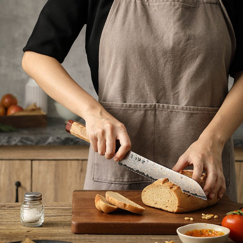 Coltello da pane Xinzuo X05C - 8,5" - X05C-MB
