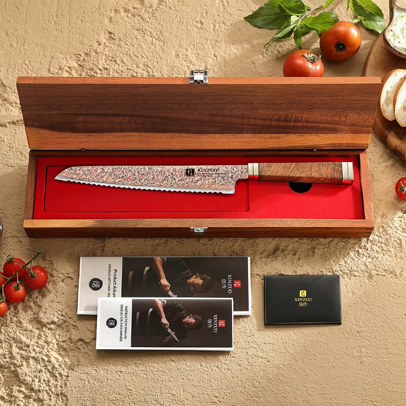 Coltello da pane Xinzuo X08C - 8,5" - X08C-MB