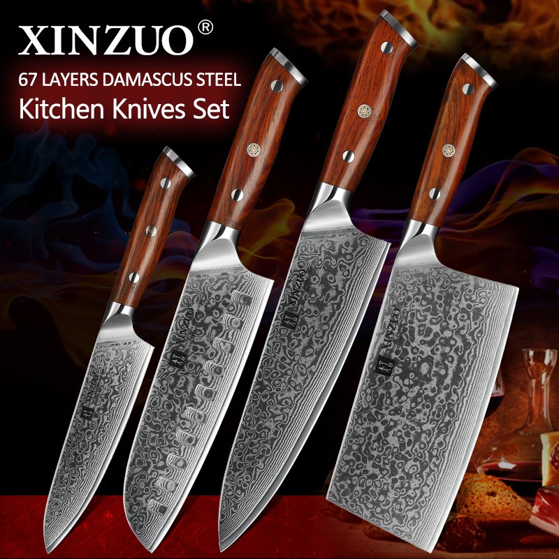 Set di 6 coltelli Xinzuo B13R - B13R-H6