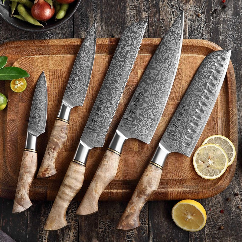 Set di 5 coltelli Xinzuo B30 (cod. B30-A5B) - B30-A5B
