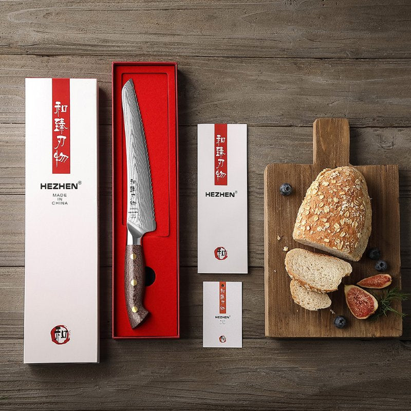 Coltello da pane Xinzuo X02M - 8" - X02M-MB