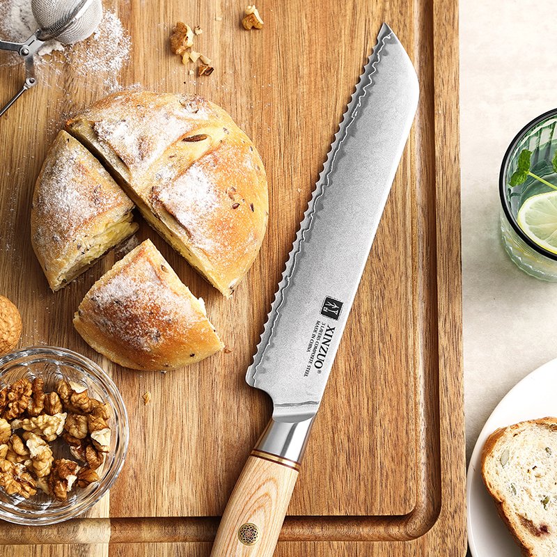 Coltello da pane Xinzuo B37S - 8,5" - B37S-MB