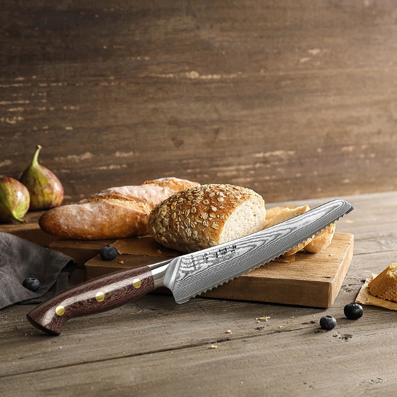 Coltello da pane Xinzuo X02M - 8" - X02M-MB