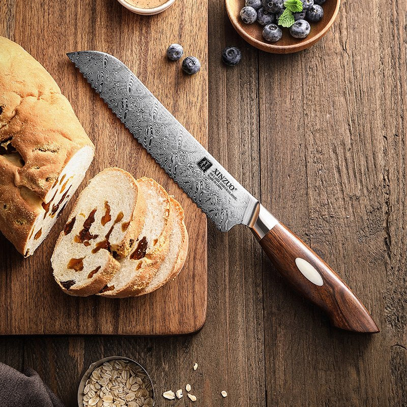 Coltello da pane Xinzuo B46D - 8" - B46D-MB