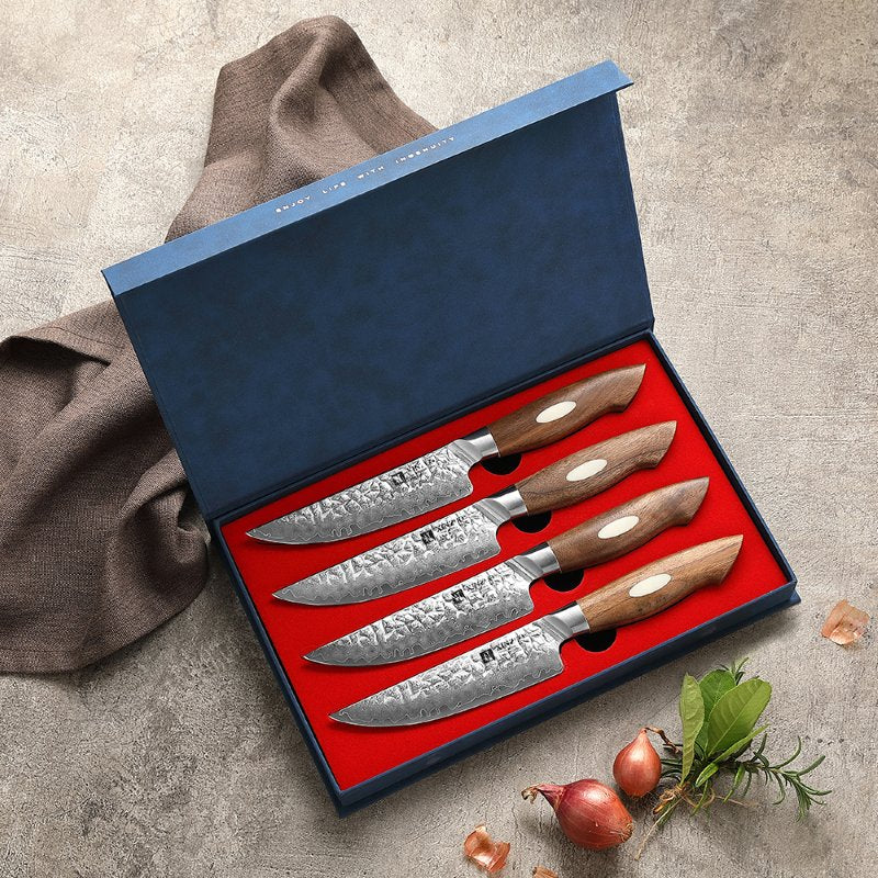 Set di 4 coltelli da bistecca Xinzuo B46W - B46W-4NP