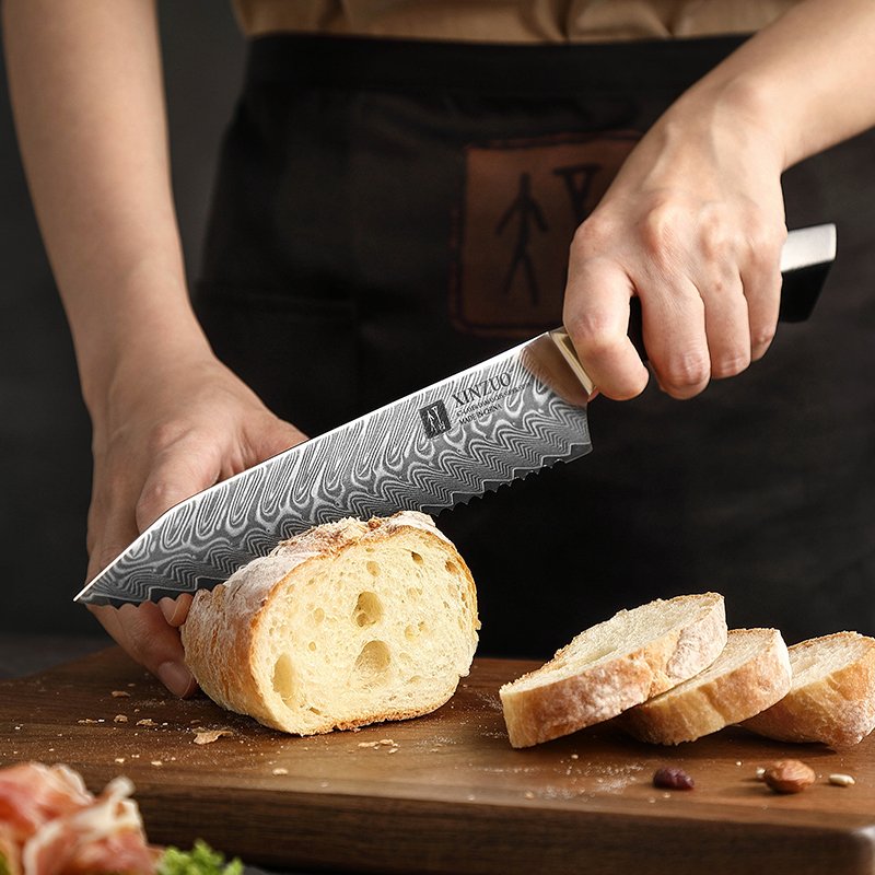Coltello da pane Xinzuo B32 - 8" - B32-MB