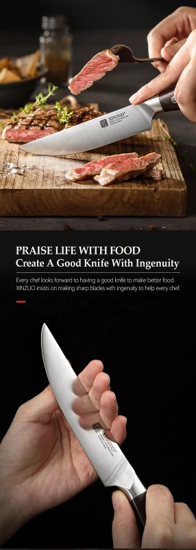Coltello da bistecca Xinzuo B35 - 6" - B35-NP