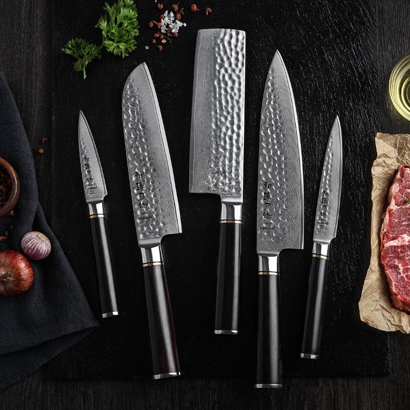 Set di 5 coltelli Xinzuo B1Z (cod. B1Z-A5B) - B1Z-A5B