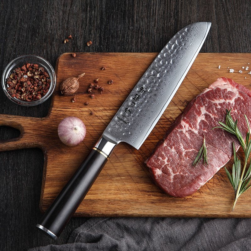 Coltello Santoku Xinzuo B1Z - 7" - B1Z-RS