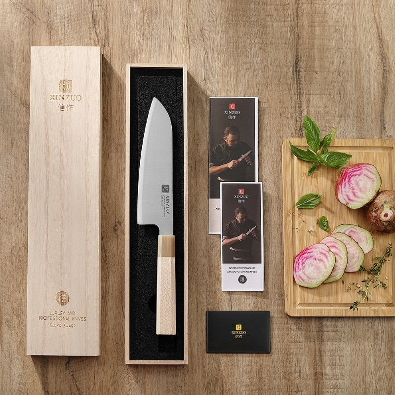 Coltello Santoku Xinzuo PM8M - 7,5" - PM8M-RS
