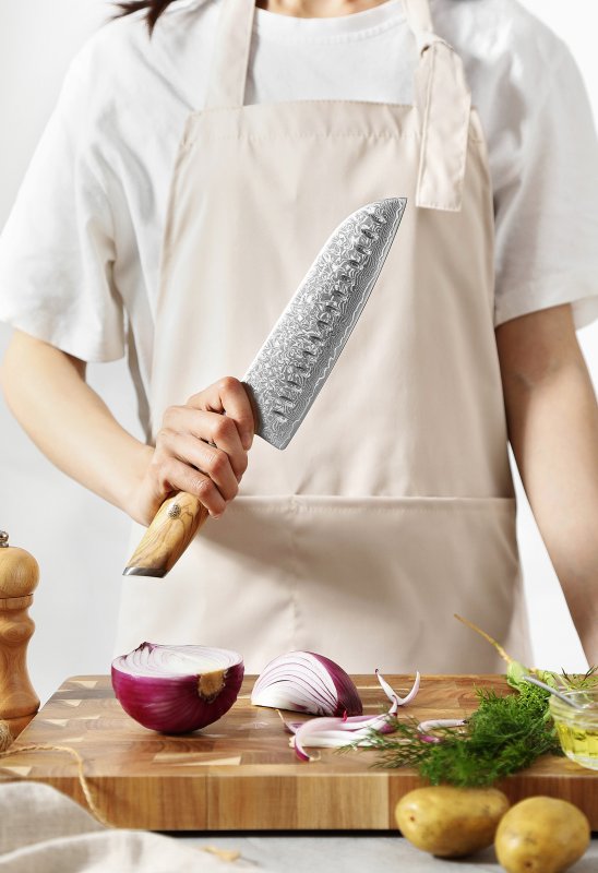 Coltello Santoku Xinzuo B37 - 7" - B37-RS