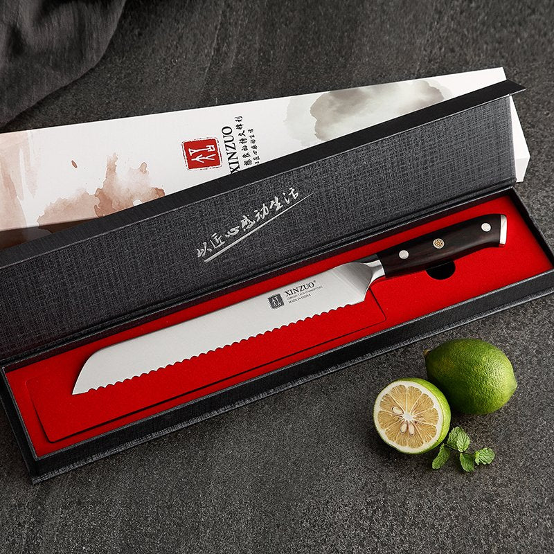 Coltello da pane Xinzuo B13S - 9" - B13S-MB
