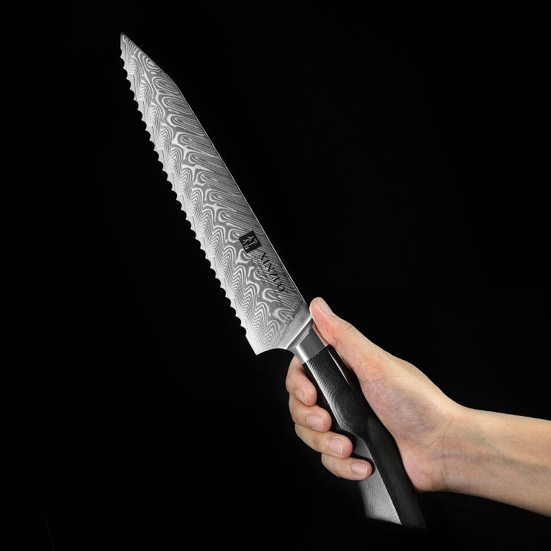Coltello da pane Xinzuo B32 - 8" - B32-MB