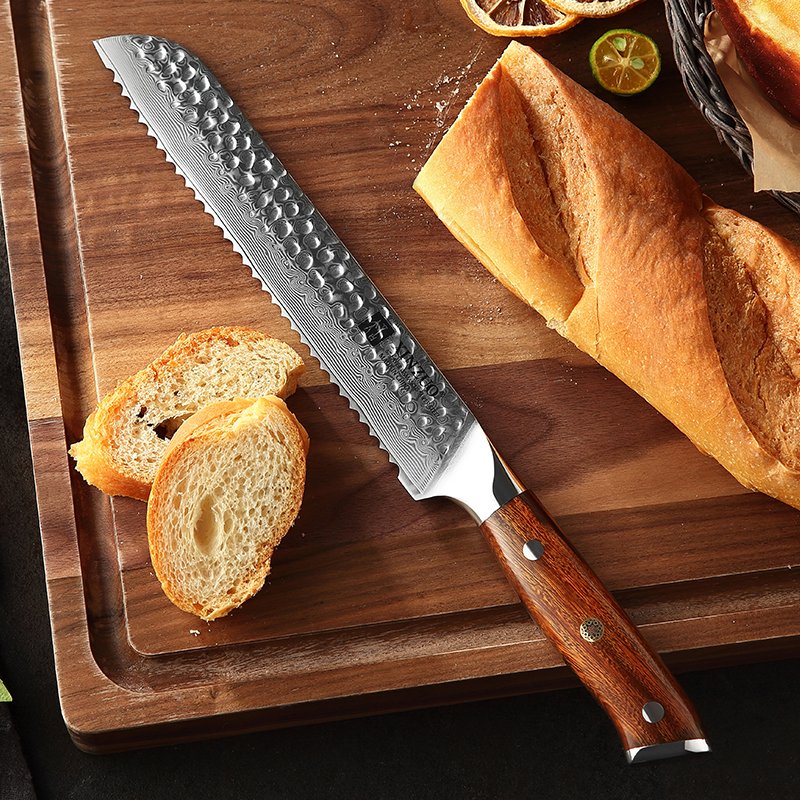 Coltello da pane Xinzuo B13D - 8" - B13D-MB