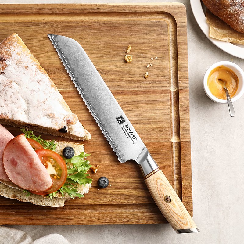 Coltello da pane Xinzuo B37S - 8,5" - B37S-MB