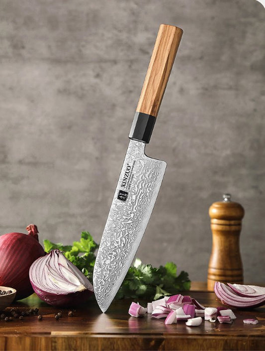 Coltello Santoku Xinzuo PM8O - 7,5" - PM8O-RS