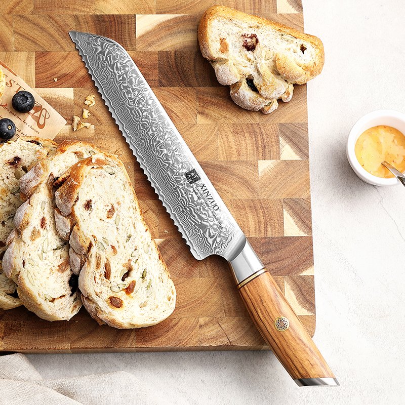 Coltello da pane Xinzuo B37 - 8,5" - B37-MB