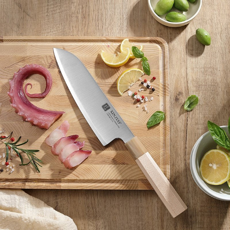 Coltello Santoku Xinzuo PM8M - 7,5" - PM8M-RS