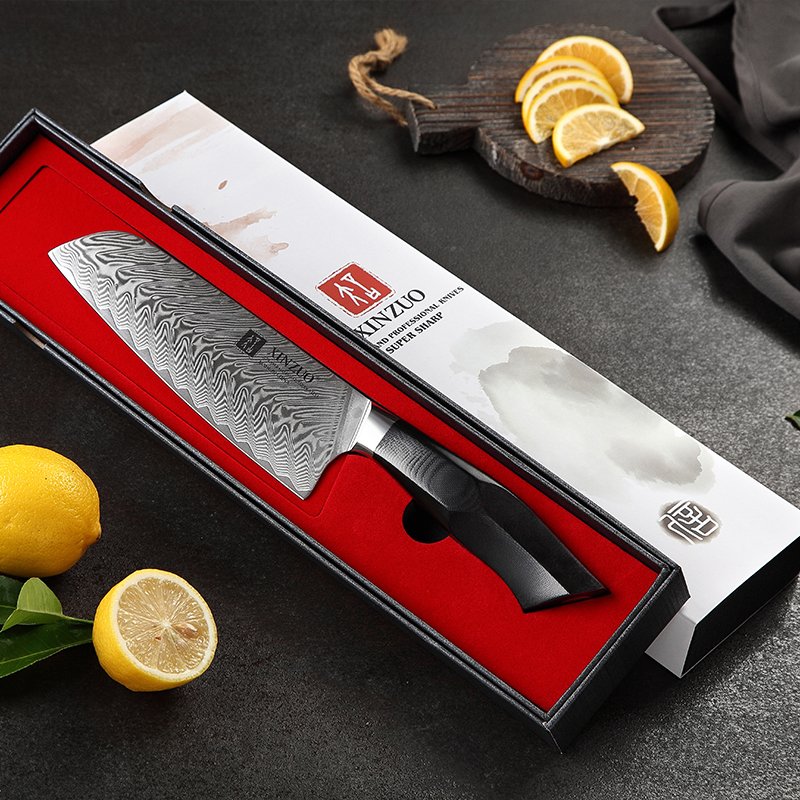 Coltello Santoku Xinzuo B32 - 7" - B32-RS
