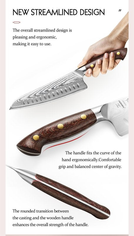Set di 5 coltelli Xinzuo X02M (cod. X02M-A5B) - X02M-A5B