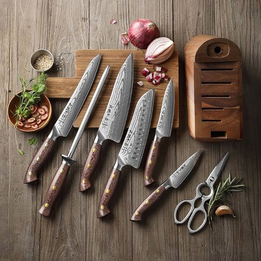Set di 8 coltelli Xinzuo X02M - X02M-H8