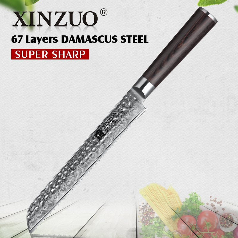 Coltello da pane Xinzuo B1H - 8" - B1H-MB