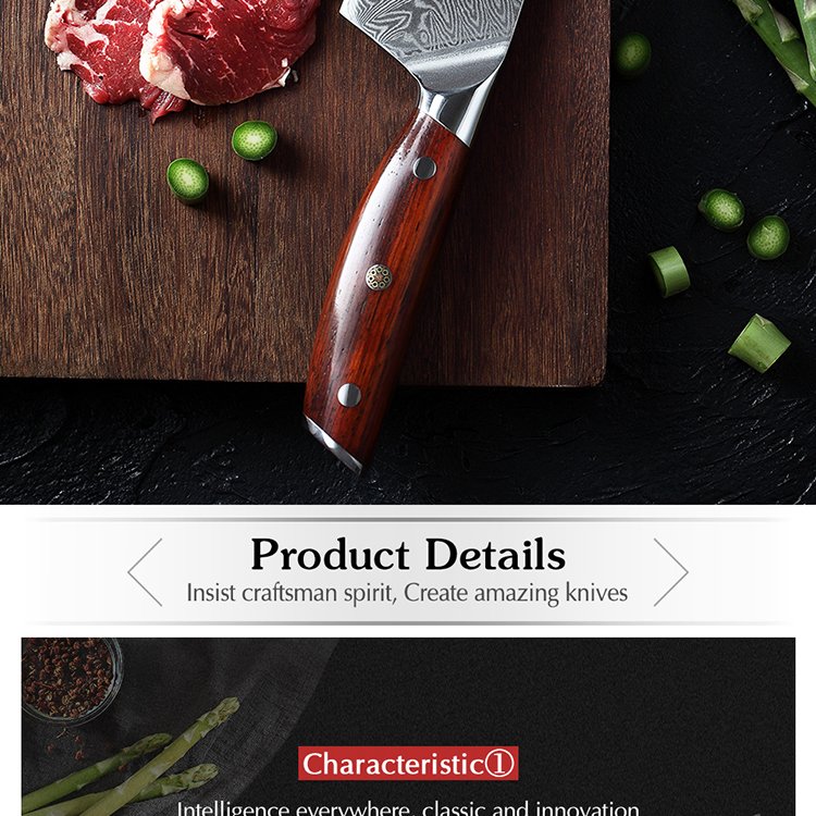 Coltello da chef Xinzuo B27 - 8,5" - B27-CS