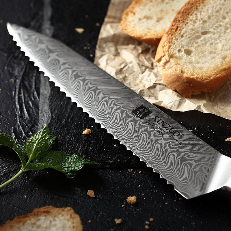 Coltello da pane Xinzuo B27 - 8,5" - B27-MB