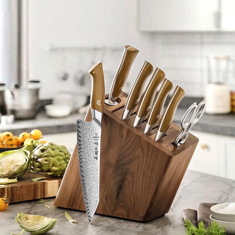 Set di 8 coltelli Xinzuo B38L - B38L-H8