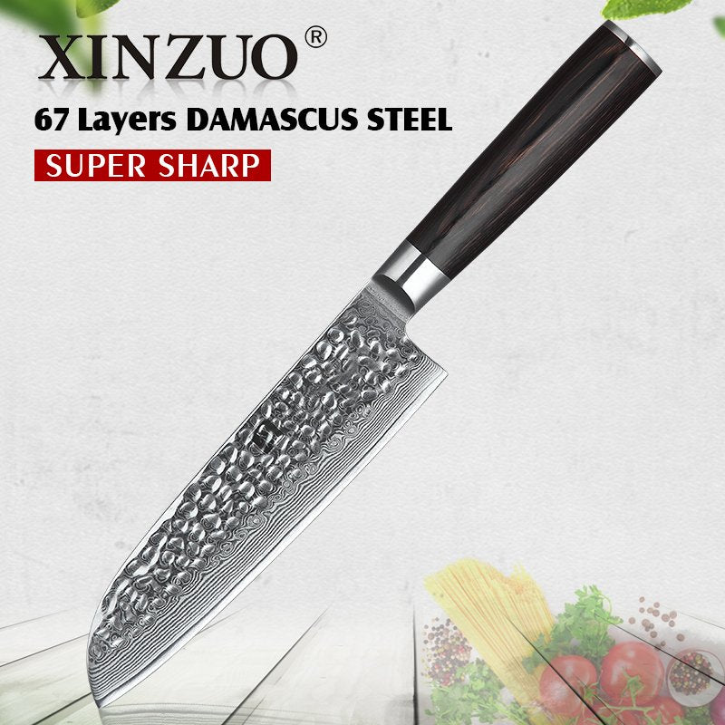 Coltello Santoku Xinzuo B1H - 7" - B1H-RS
