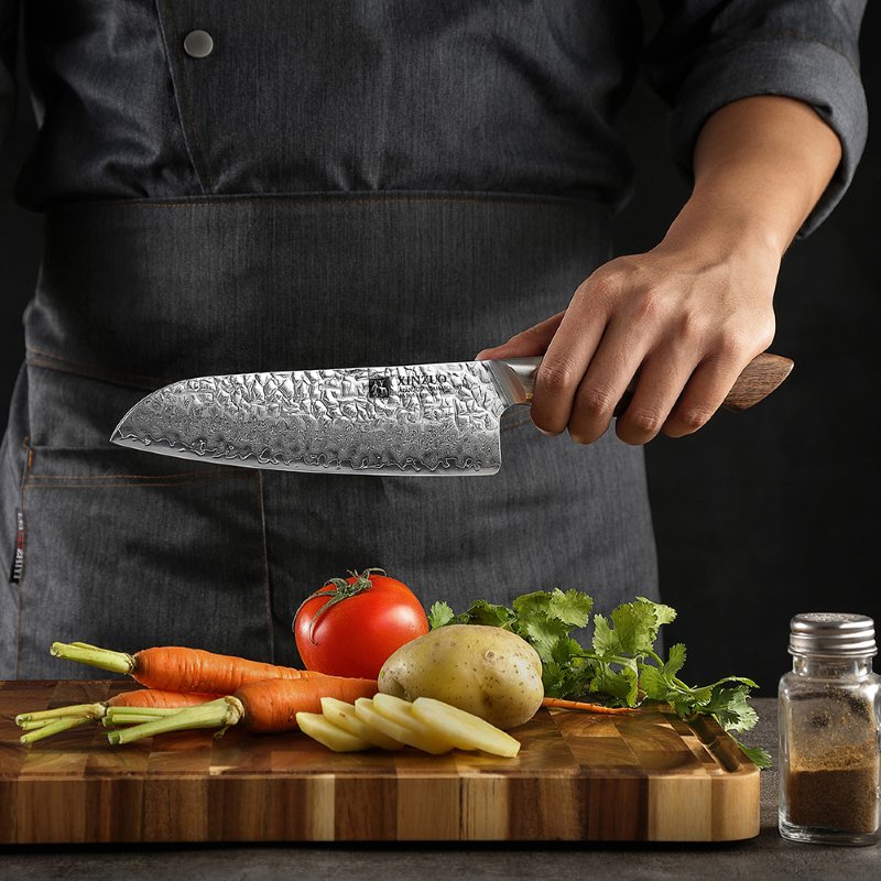 Coltello Santoku Xinzuo B46W - 7" - B46W-RS