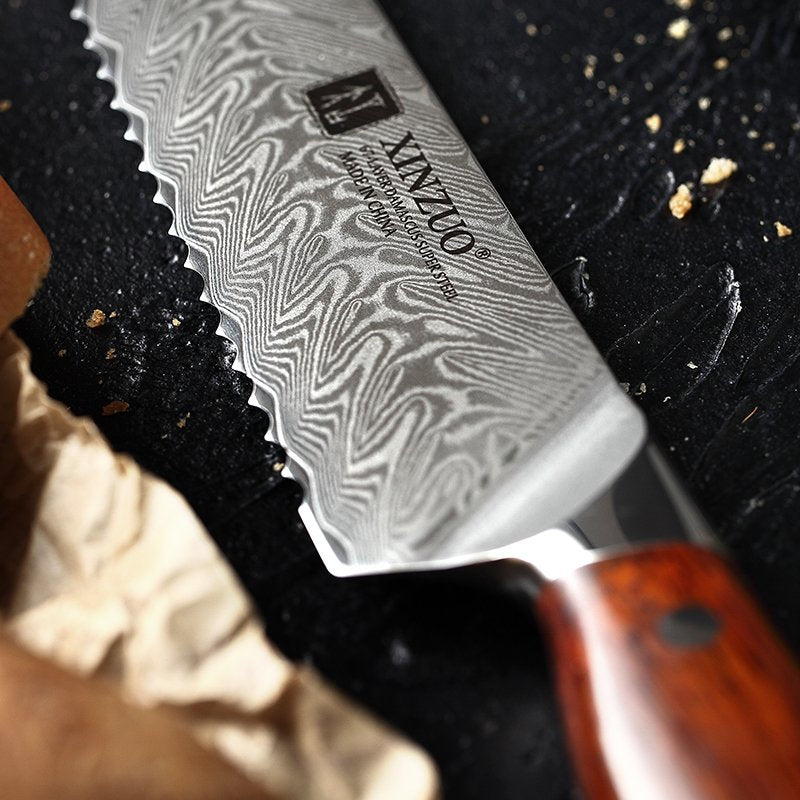 Coltello da pane Xinzuo B27 - 8,5" - B27-MB