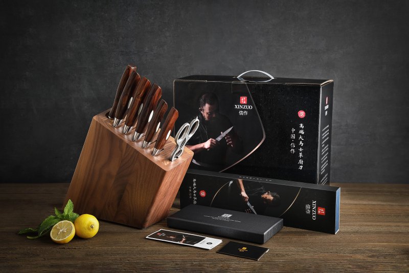 Set di 8 coltelli Xinzuo B46D - B46D-H8