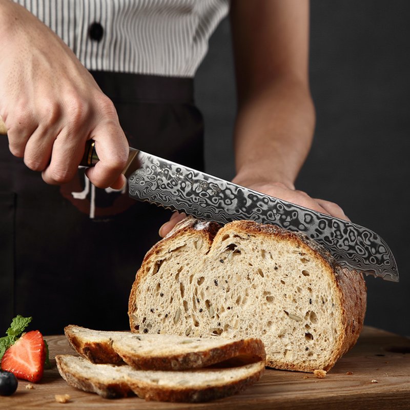 Coltello da pane Xinzuo B30 - 8" - B30-MB