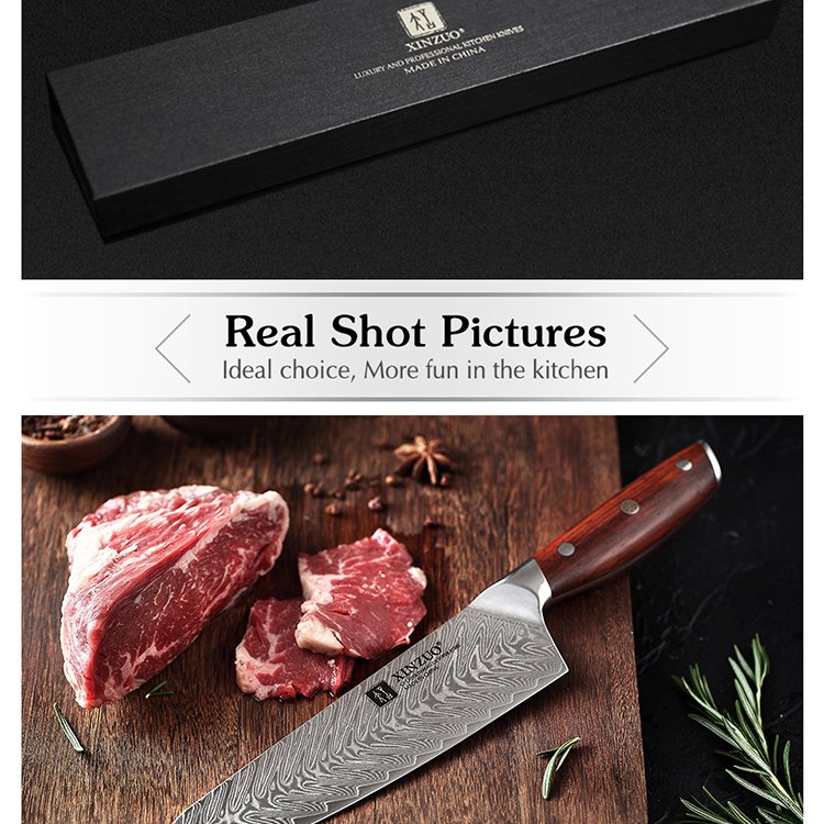 Coltello da chef Xinzuo B27 - 8,5" - B27-CS