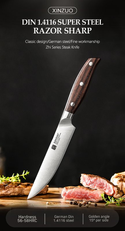 Coltello da bistecca Xinzuo B35 - 6" - B35-NP