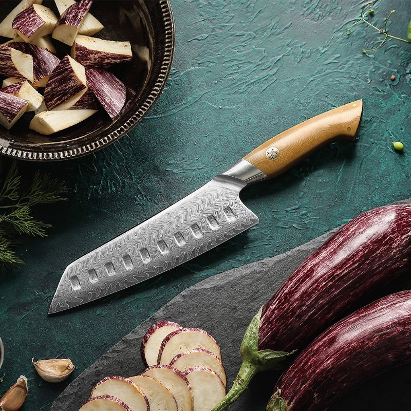 Coltello Santoku Xinzuo B38L - 7" - B38L-RS